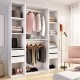 Dressing ouvert Suit blanc naturel 158 cm - fanmuebles