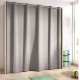 Dressing Adaptable avec Rideau Suit Naturel 178 - fanmuebles