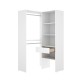 Roupeiro Canto Suit Branco Natural - fanmuebles