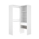 Cabina Armadio Angolo Suit Bianco Naturale - fanmuebles