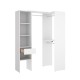 Suit Schrank Weiß Ecke/Gerade
