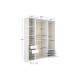 Cabina Armadio Aperta Suit Bianco 180 cm 3 Colonne Reversibile - fanmuebles