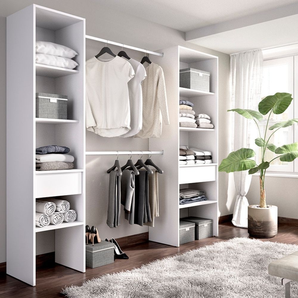 Cabina adattabile Suit Bianco 140-200 x 185 cm