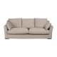Divano 3 Posti Grande Beige Tessuto - fanmuebles