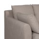 Divano 2 Posti Beige Tessuto Sfoderabile - fanmuebles