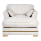 Chaise Longue Sofa Beige Fleckenschutz & Viskoelastik