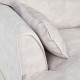 Divano Chaise Longue Beige Antimacchia e Viscoelastico
