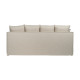 SOFÁ 4 PLAZAS NATURAL TEJIDO SALÓN 220 X 100 X 91 CM