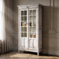 VITRINA MADERA RECICLADA SALÓN 100 X 45 X 201,50 CM