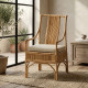 Sessel Naturrattan und Kissen 54x96x65 cm - fanmuebles
