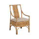 Sessel Naturrattan und Kissen 54x96x65 cm - fanmuebles