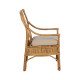 Sessel Naturrattan und Kissen 54x96x65 cm - fanmuebles