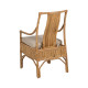 Sessel Naturrattan und Kissen 54x96x65 cm - fanmuebles