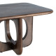 MESA CENTRO MARRÓN MADERA DE MANGO 60 X 60 X 40 CM
