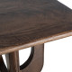 MESA CENTRO MARRÓN MADERA DE MANGO 60 X 60 X 40 CM