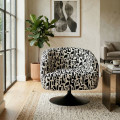 Sillón Negro - Blanco 76 x 73 x 80 cm