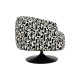 Sillón Negro - Blanco 76 x 73 x 80 cm