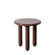 MESA AUXILIAR LACADO GRANATE DM SALÓN 50 X 50 X 50,50 CM