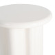 MESA AUXILIAR LACADO CREMA DM SALÓN 50 X 50 X 50 CM