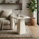 Mesa Auxiliar Crema 60 x 61 x 40 cm