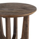 MESITA NATURAL MADERA DE MANGO 50 X 50 X 56 CM