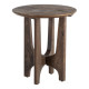 MESITA NATURAL MADERA DE MANGO 50 X 50 X 56 CM
