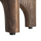 MESITA NATURAL MADERA DE MANGO 50 X 50 X 56 CM