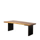 Tavolo da pranzo Suar e Ferro 200x80 cm - fanmuebles