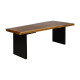Esstisch Suar und Eisen 200x80 cm - fanmuebles