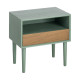 Mesita Verde - Natural 50 x 50 x 35 cm