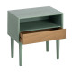 Mesita Verde - Natural 50 x 50 x 35 cm