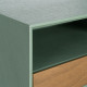 Mesita Verde - Natural 50 x 50 x 35 cm