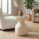Mesita Blanco Roto 46 x 51 x 46 cm