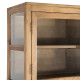 VITRINA MADERA RECICLADA SALÓN 155 X 40 X 201,50 CM