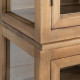 VITRINA MADERA RECICLADA SALÓN 80 X 40 X 201,50 CM