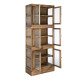 VITRINA MADERA RECICLADA SALÓN 80 X 40 X 201,50 CM