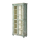VITRINA MADERA RECICLADA SALÓN 101 X 44 X 216 CM