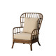 Fauteuil Paon Rotin Naturel 82x108x78 cm - fanmuebles