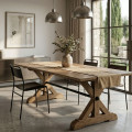 Esstisch Eiche Altholz - 240 x 76 x 98 cm