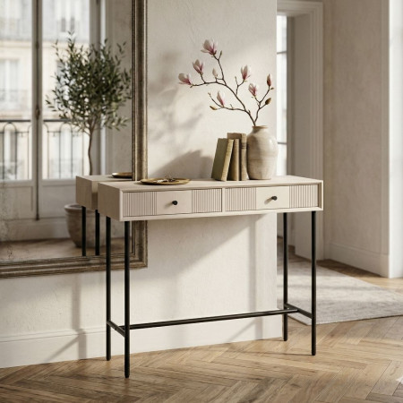 Consola Crema 90 x 75 x 35 cm