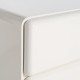 Mesita Crema 56.5 x 56.5 x 42.5 cm