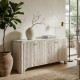 Aparador Beige Envejecido 153 x 73 x 41 cm