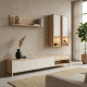 Modulare Wohnwand Bergen Eiche Cashmere - fanmuebles
