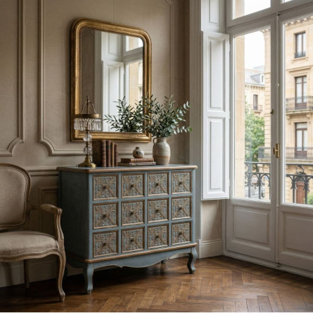 Mueble Recibidor Colonial de Madera de Abeto