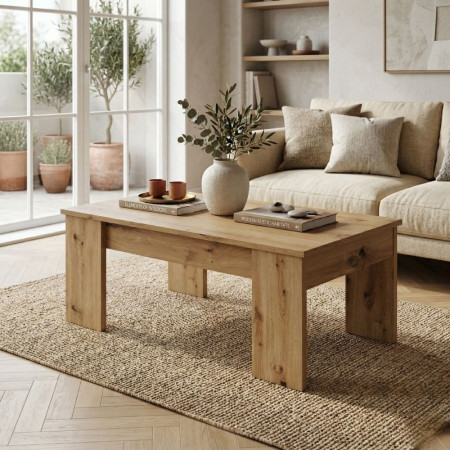 Mitteltisch Petra Eiche Artisan | fanmuebles