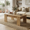 Table basse relevable Petra chêne Artisan 100 x 45,2 x 50 cm