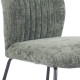 Silla Comedor Nolan Musgo Patas Negras - fanmuebles