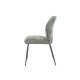 Silla Comedor Nolan Musgo Patas Negras - fanmuebles