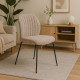 Silla Comedor Nolan Piedra Patas Negras - fanmuebles