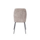 Silla Comedor Nolan Piedra Patas Negras - fanmuebles